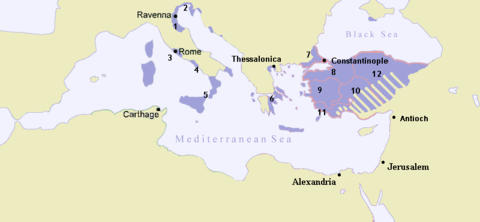 Byzantine Empire in 717