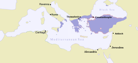 The Byzantine Empire around 867