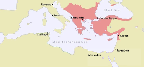 The Byzantine Empire in 1180  