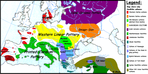 Middle Neolithic Europe 6500-6000 BC