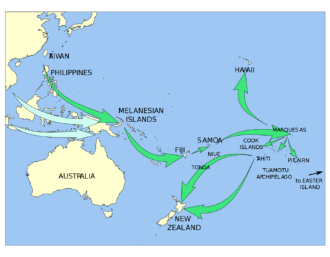 Migraciones polinesicas en Oceanía