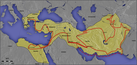 The Macedonian Empire Of Alexander The Great 323 BC Gifex   The Macedonian Empire Of Alexander The Great 323 BC 