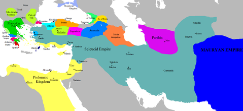 The Macedonian empire successor kingdoms 275 BC