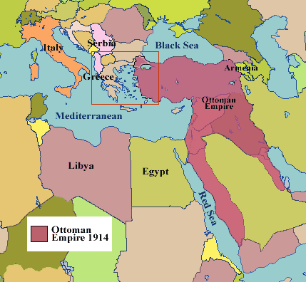 The Ottoman Empire 1914