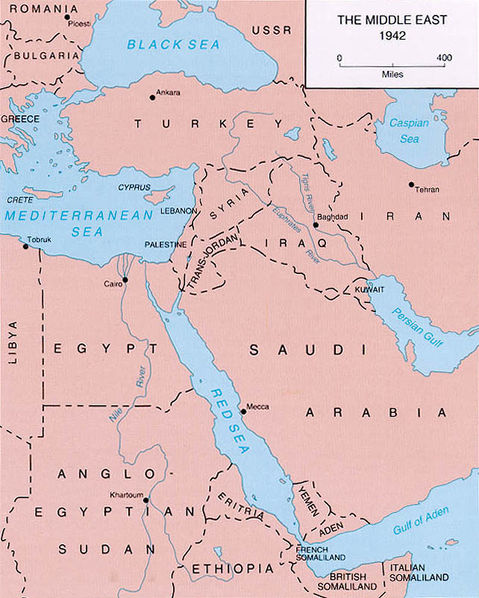 The Middle East in 1942