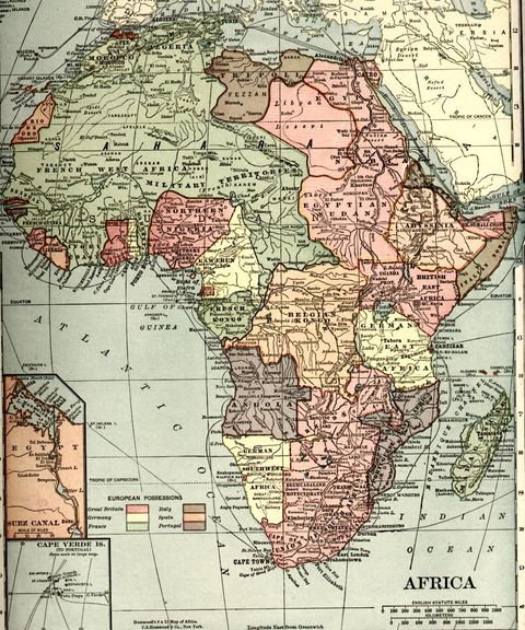 Africa in 1910