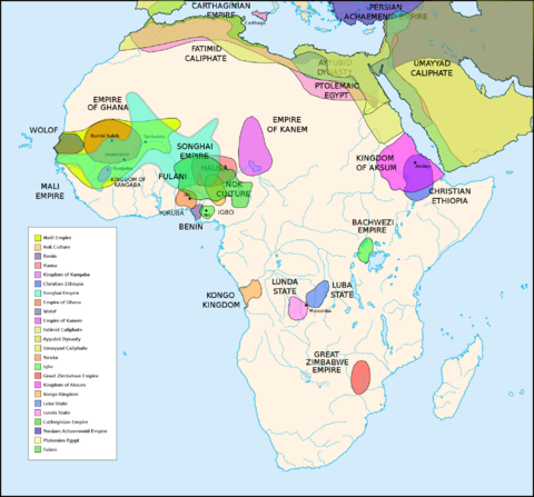 Civilizaciones africanas precolonial 500 aC-1500 dC