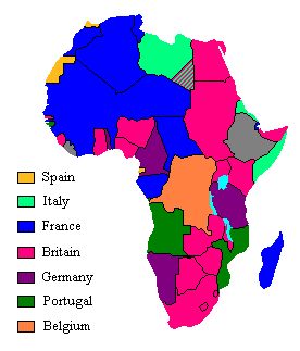 Colonial Africa in 1913 | Gifex