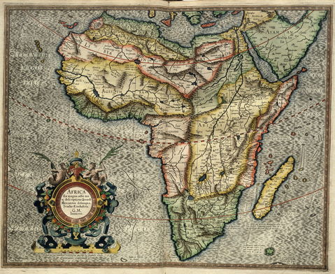 África en 1595