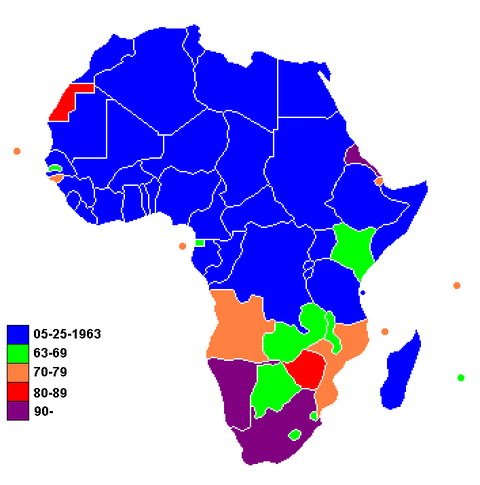 La Organización para la Unidad Africana 1963–2002