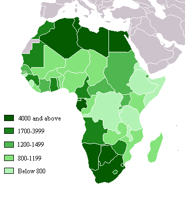 Africa national GDP per capita 2002