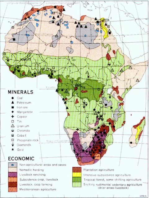 Africa minerals and economic activity