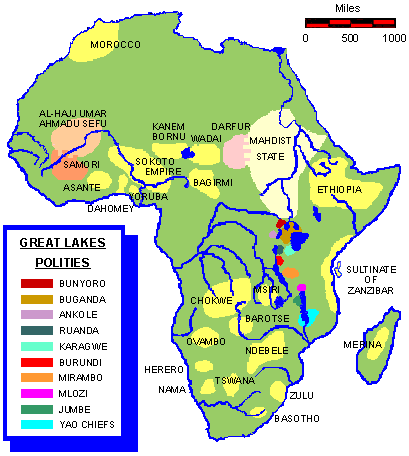 African States on the Eve of Partition 1884