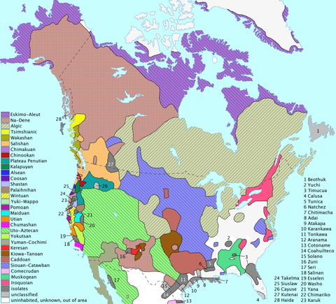 Lenguas indígenas de América del Norte