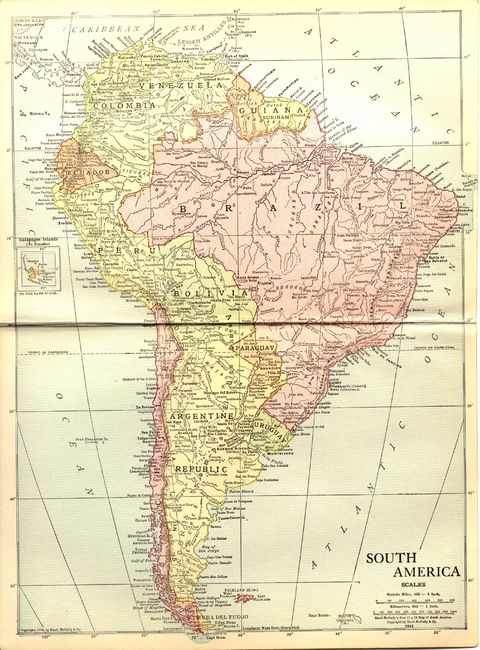 South America in 1914