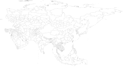 Divisiones políticas de 1° grado de Asia 