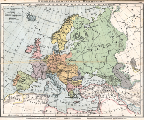 Europe in 1905