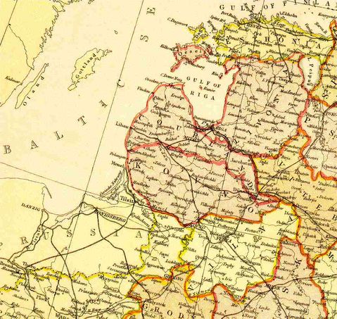 Baltic States in 1882