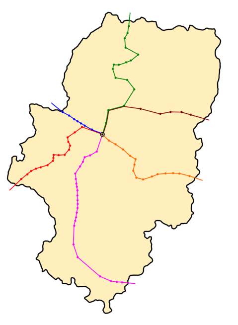 Railways in Aragon 2009