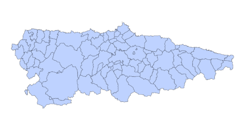 Municipalities of Asturias 2003