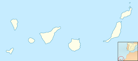 Mapa Mudo de las Islas Canarias