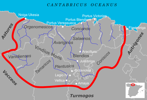 Cantabria during the Cantabrian Wars