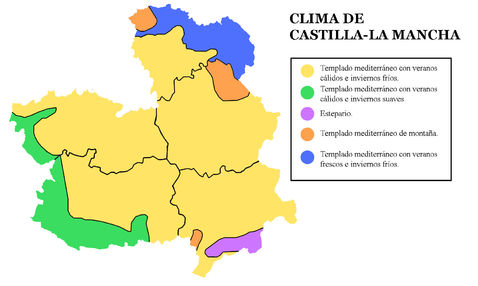 Climates of Castile-La Mancha 2007