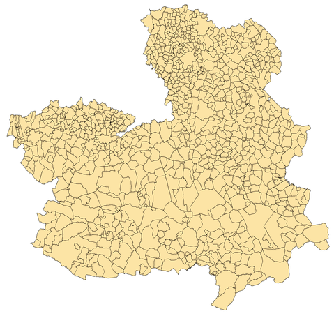 Municipalities of Castille-La Mancha 2003