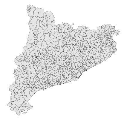 Catalonia municipalities