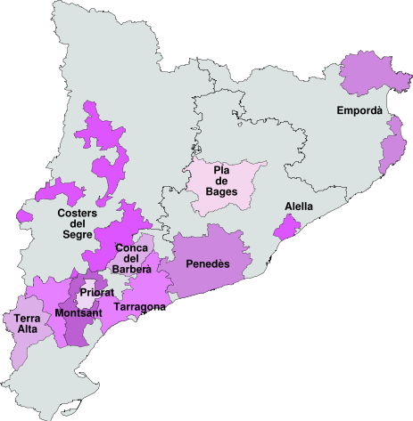 Catalonia wines 2008