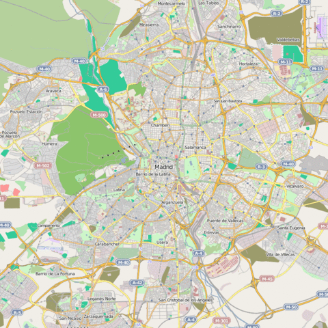 Madrid road map