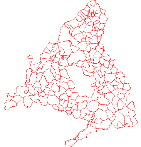 Community of Madrid by municipalities