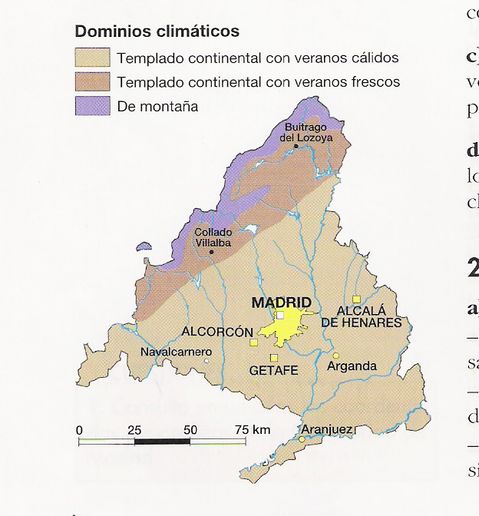 Clima de la Comunidad de Madrid