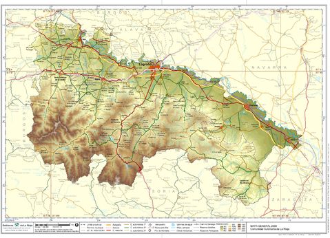 La Rioja map 2008