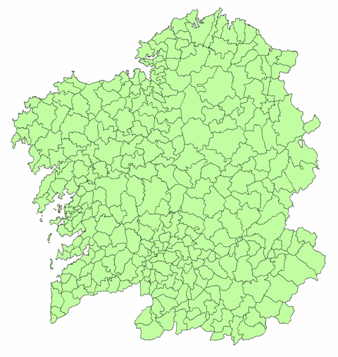 Municipalities of Galicia 2003