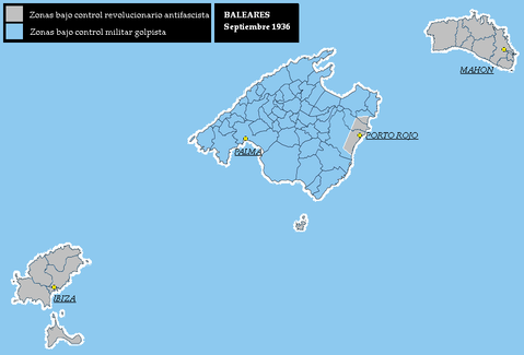 Balearic Islands september 1936