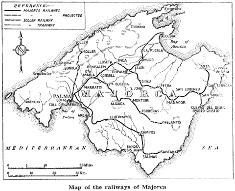 Ferrocarriles de Mallorca en 1936