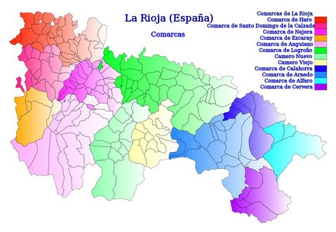 Comarcas of La Rioja 2007