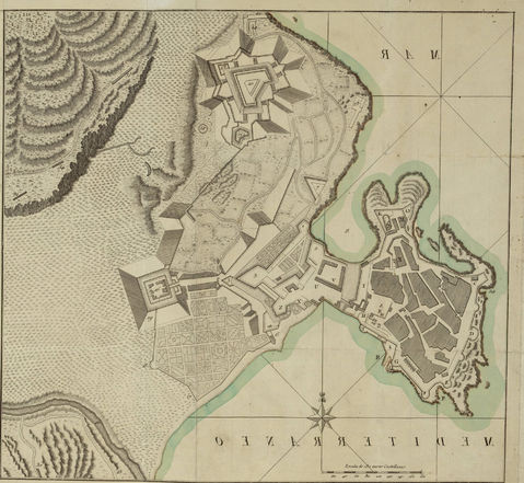 City, Plaza and Forces of Melilla 1793