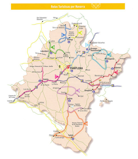 Navarre tourist routes