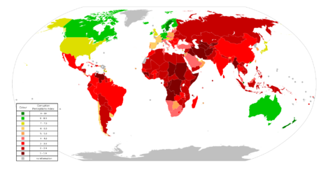 Corruption in the world 2009