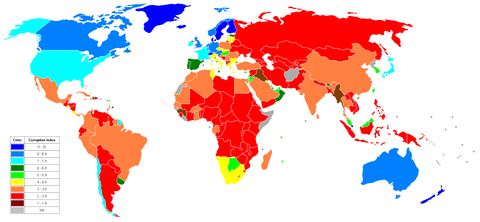 Corruption in the world 2006