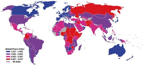 Índice de Paz Global del Mundo 2007