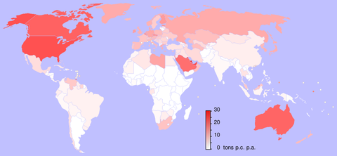 CO2 emissions in the World