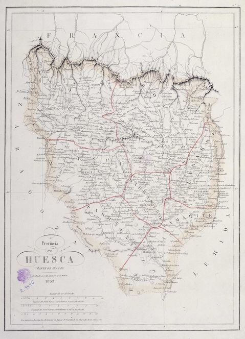 Province of Huesca 1853