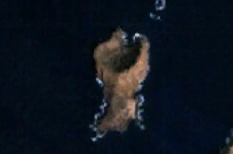 Montaña Clara Island satellite image