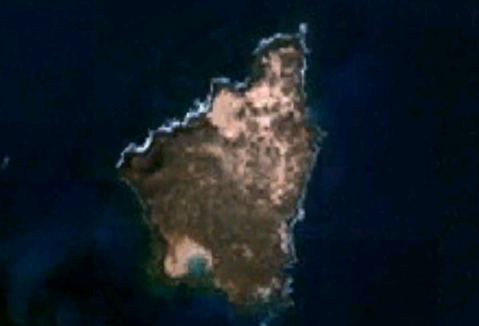 Lobos Island satellite image