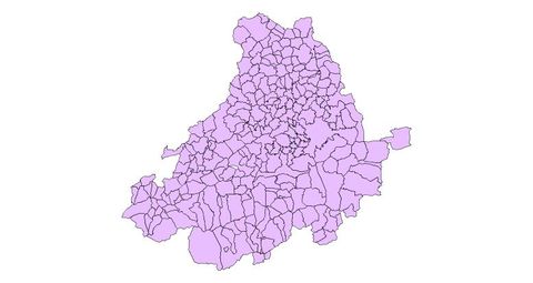 Municipalities of the Province of Ávila 2003