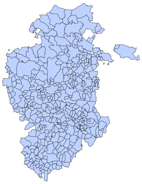 Municipalities of the Province of Burgos 2003