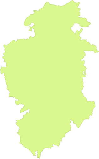 Province of Burgos outline map